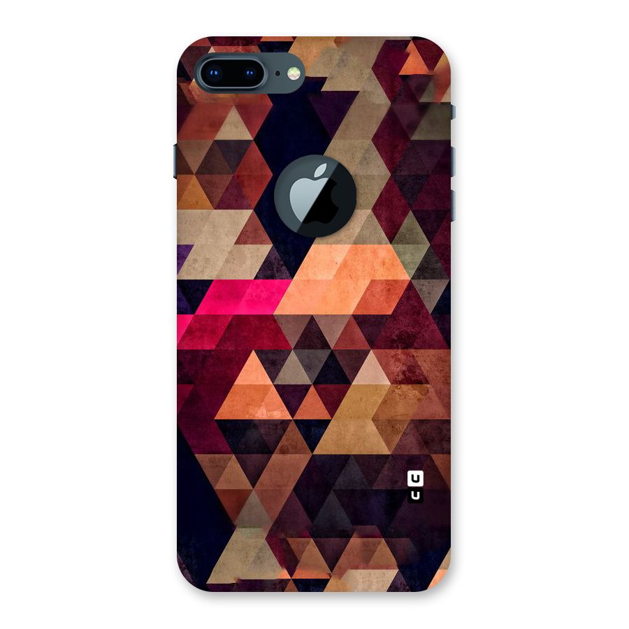Abstract Beauty Triangles Back Case for iPhone 7 Plus Logo Cut