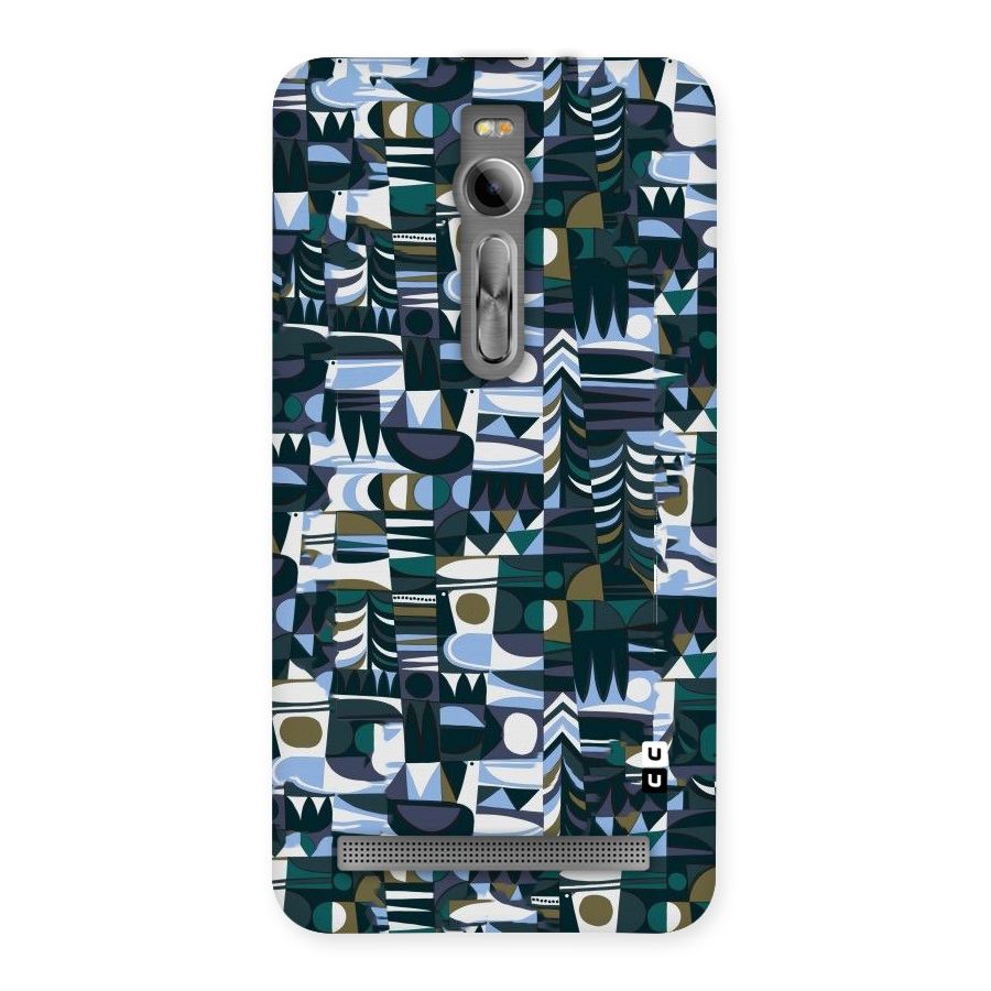 Abstract Blues Back Case for Asus Zenfone 2
