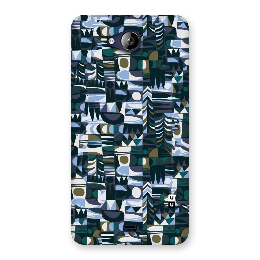 Abstract Blues Back Case for Canvas Play Q355