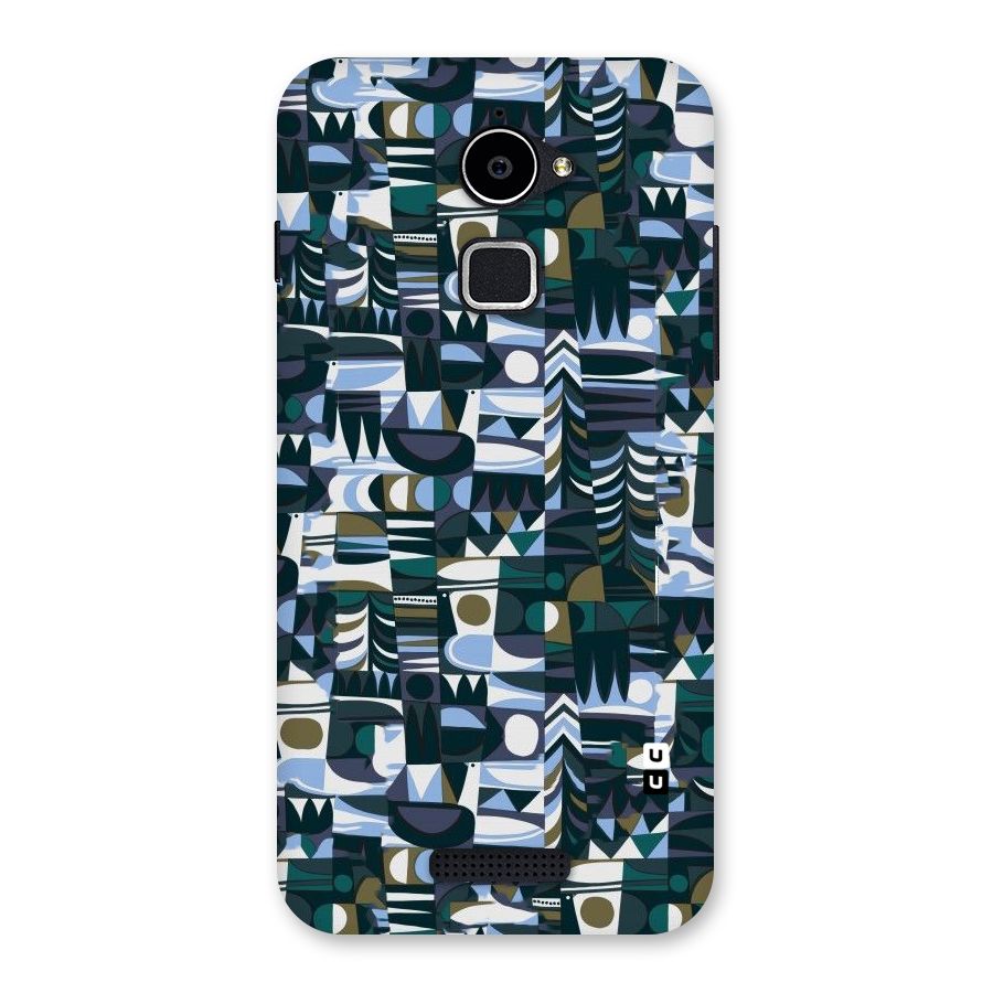 Abstract Blues Back Case for Coolpad Note 3 Lite