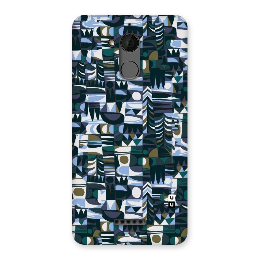 Abstract Blues Back Case for Coolpad Note 5