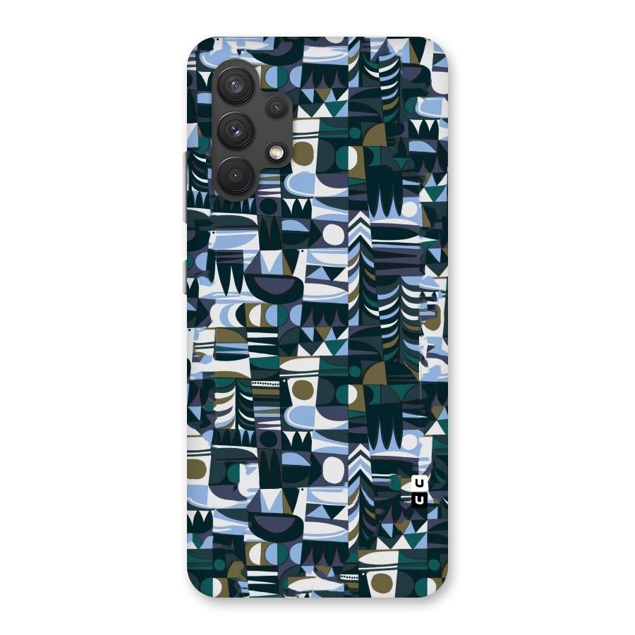 Abstract Blues Back Case for Galaxy A32