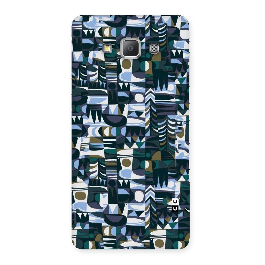 Abstract Blues Back Case for Galaxy A7