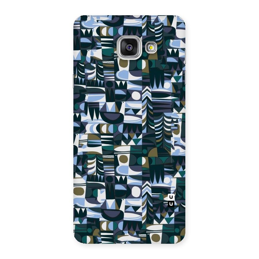 Abstract Blues Back Case for Galaxy A7 2016