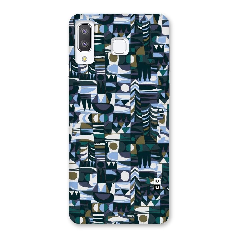 Abstract Blues Back Case for Galaxy A8 Star
