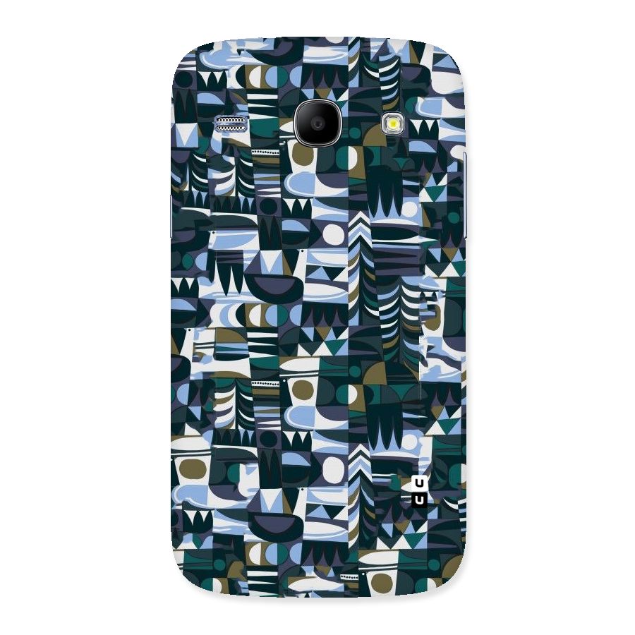 Abstract Blues Back Case for Galaxy Core