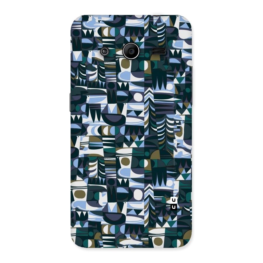 Abstract Blues Back Case for Galaxy Core 2