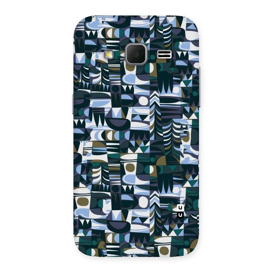 Abstract Blues Back Case for Galaxy Core Prime