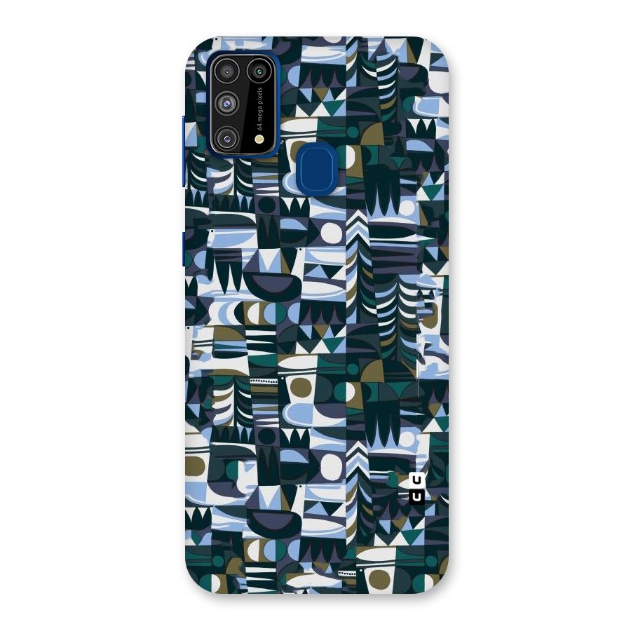 Abstract Blues Back Case for Galaxy F41