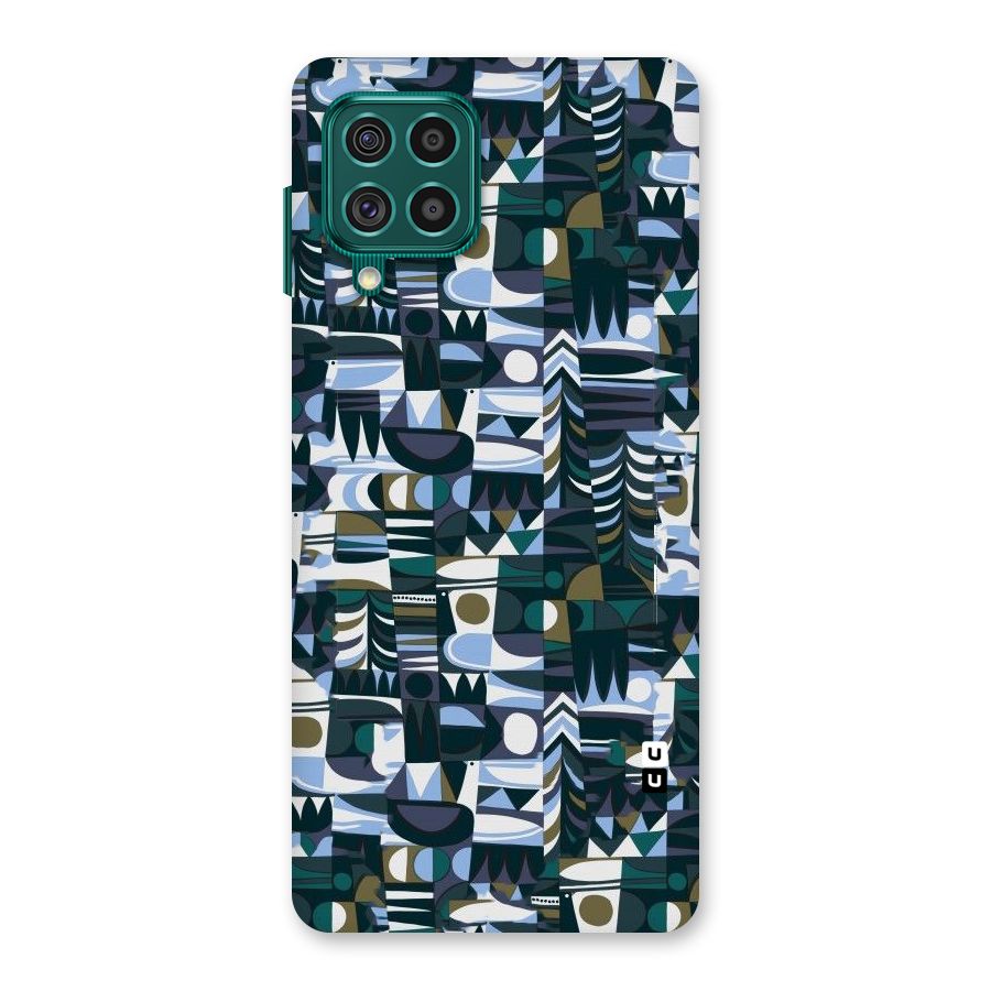 Abstract Blues Back Case for Galaxy F62