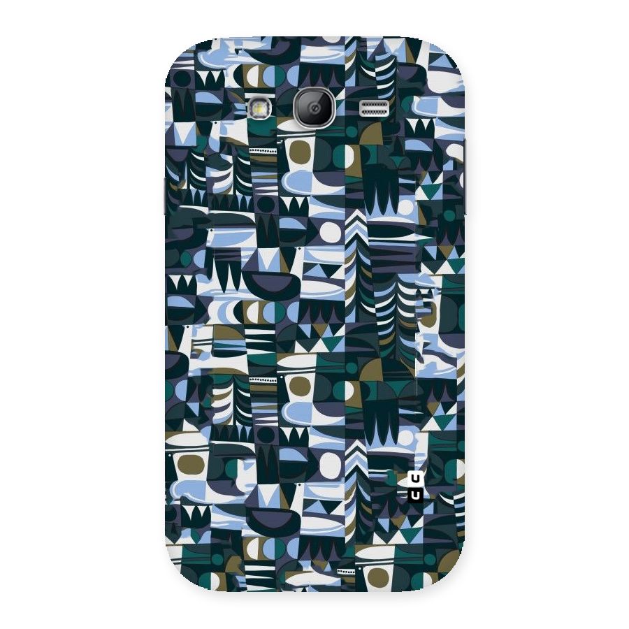Abstract Blues Back Case for Galaxy Grand