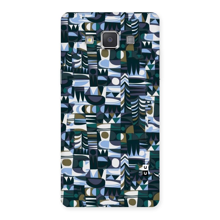 Abstract Blues Back Case for Galaxy Grand 3