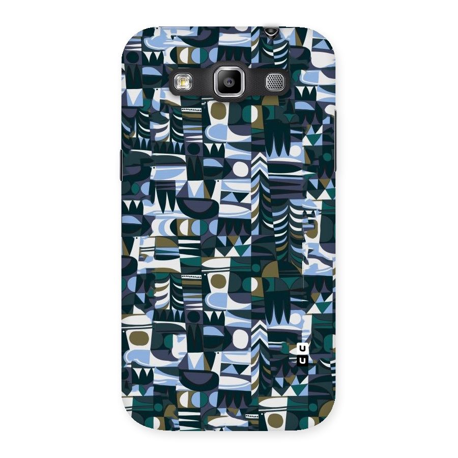 Abstract Blues Back Case for Galaxy Grand Quattro