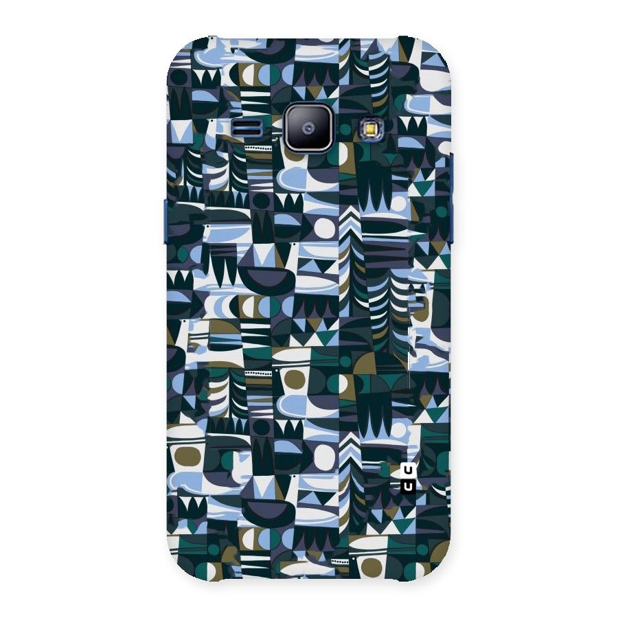 Abstract Blues Back Case for Galaxy J1