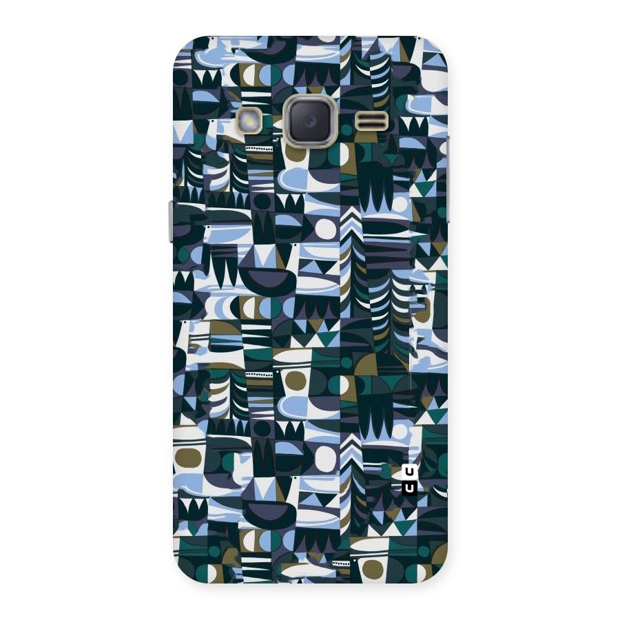 Abstract Blues Back Case for Galaxy J2