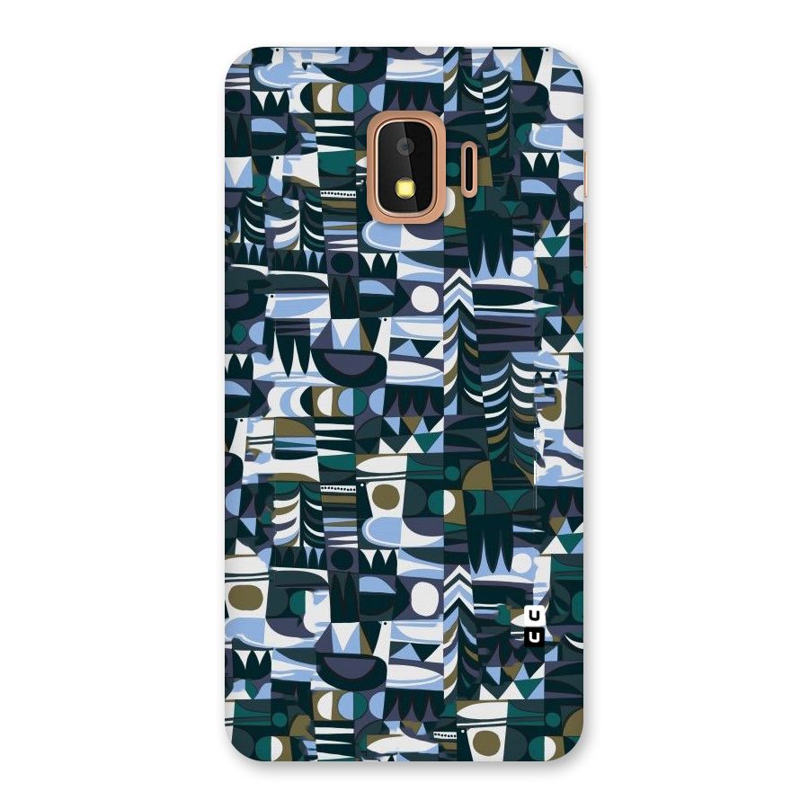 Abstract Blues Back Case for Galaxy J2 Core