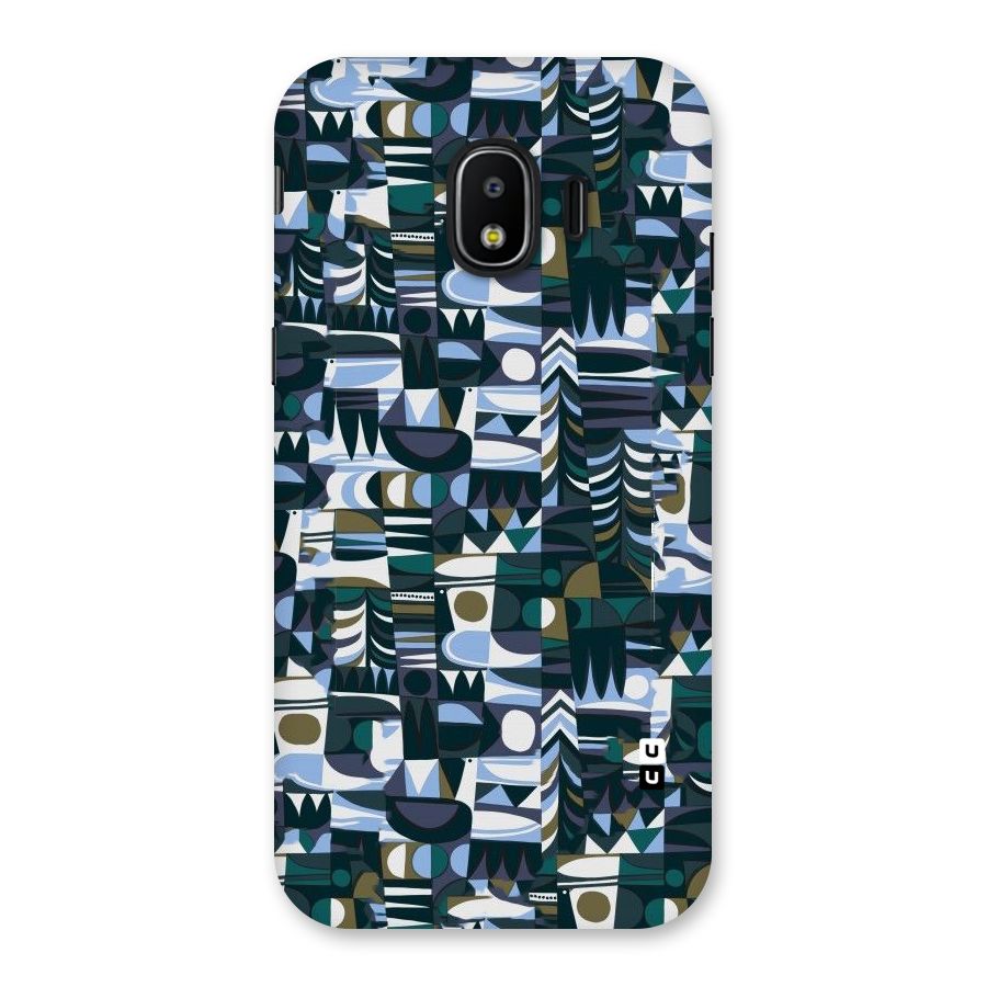 Abstract Blues Back Case for Galaxy J2 Pro 2018