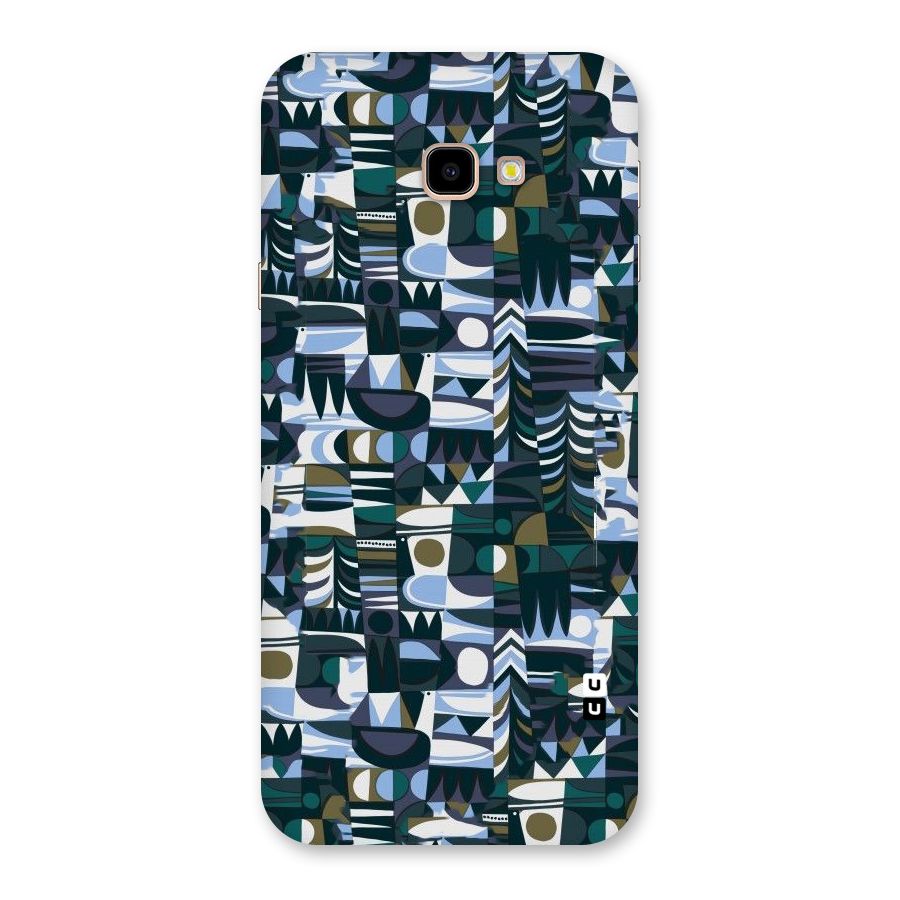 Abstract Blues Back Case for Galaxy J4 Plus