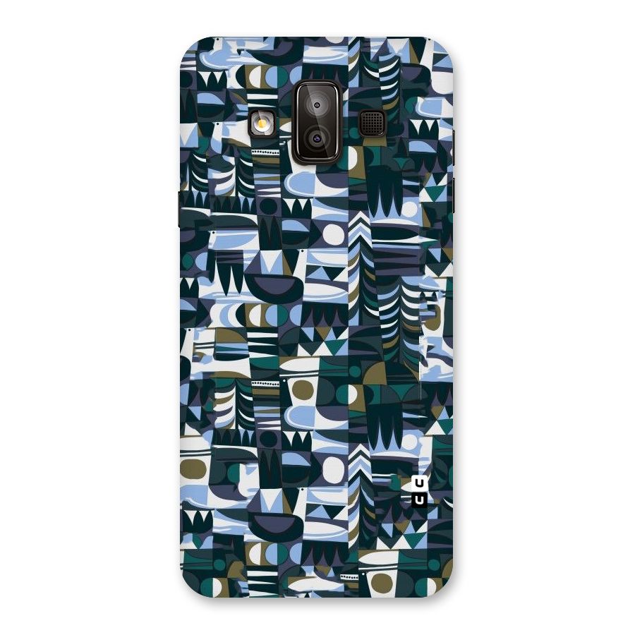 Abstract Blues Back Case for Galaxy J7 Duo