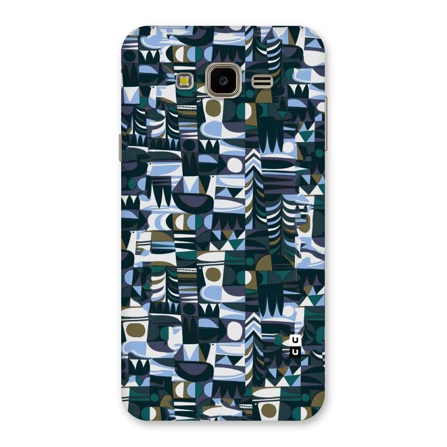 Abstract Blues Back Case for Galaxy J7 Nxt