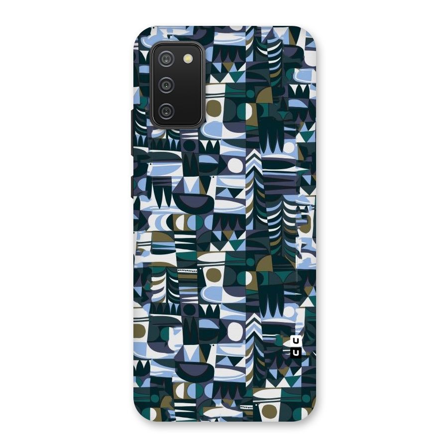 Abstract Blues Back Case for Galaxy M02s