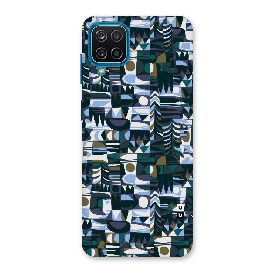 Abstract Blues Back Case for Galaxy M12