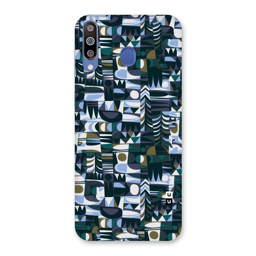 Abstract Blues Back Case for Galaxy M30