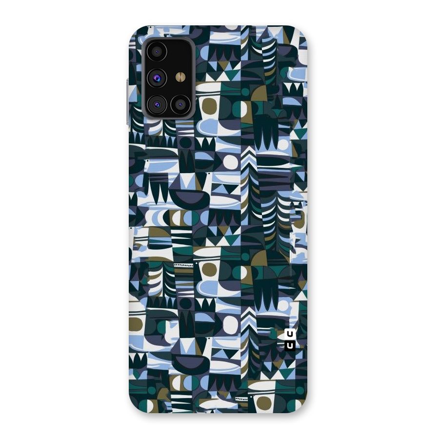 Abstract Blues Back Case for Galaxy M31s