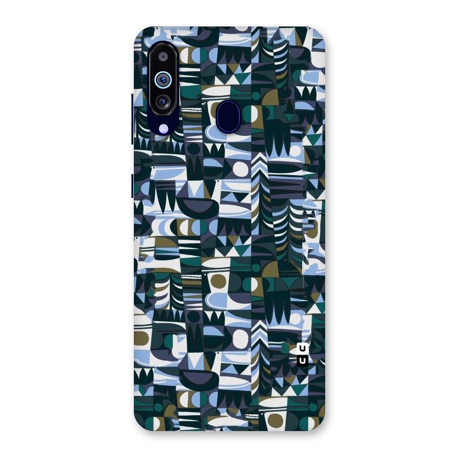 Abstract Blues Back Case for Galaxy M40