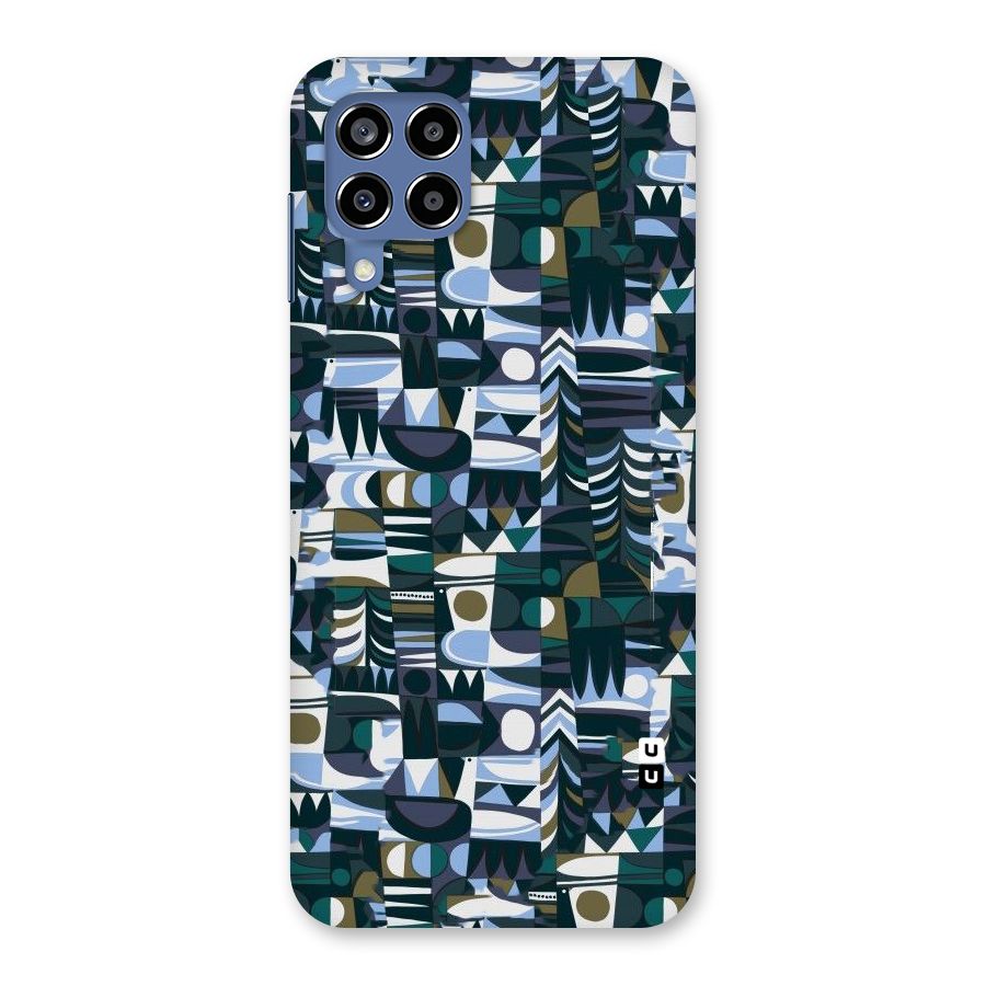 Abstract Blues Back Case for Galaxy M53 5G