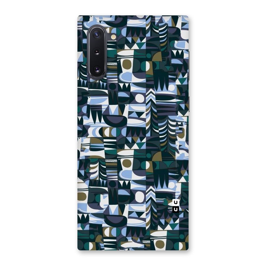 Abstract Blues Back Case for Galaxy Note 10