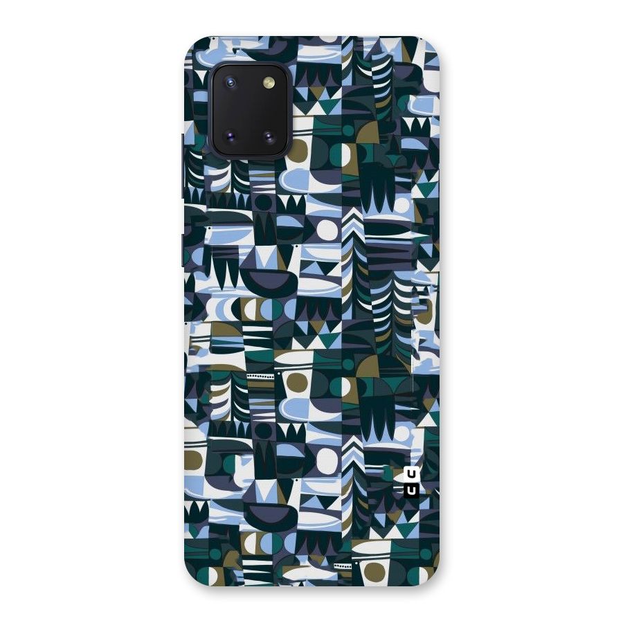 Abstract Blues Back Case for Galaxy Note 10 Lite