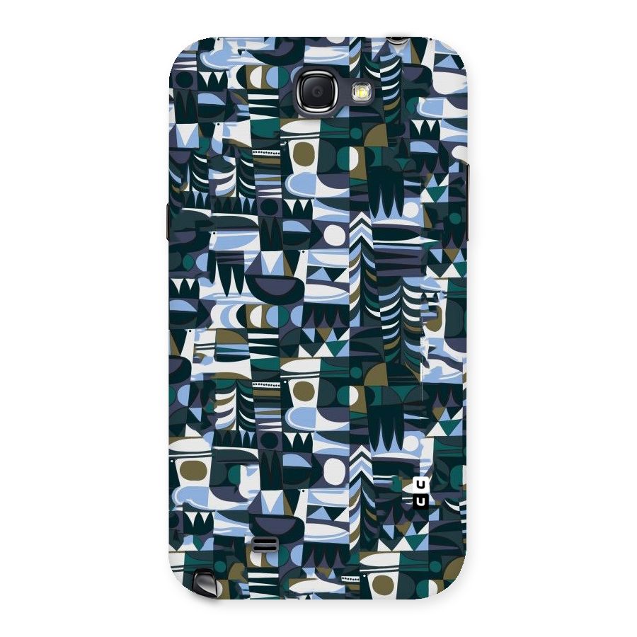 Abstract Blues Back Case for Galaxy Note 2