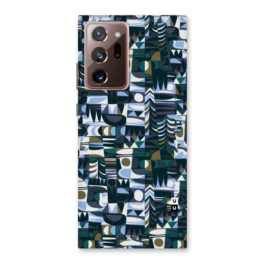 Abstract Blues Back Case for Galaxy Note 20 Ultra