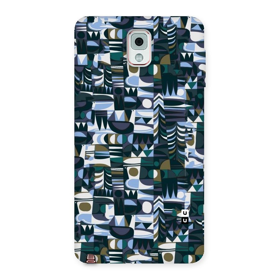 Abstract Blues Back Case for Galaxy Note 3