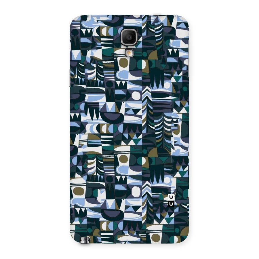 Abstract Blues Back Case for Galaxy Note 3 Neo