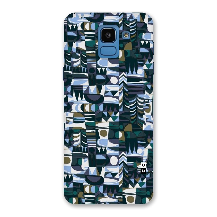 Abstract Blues Back Case for Galaxy On6