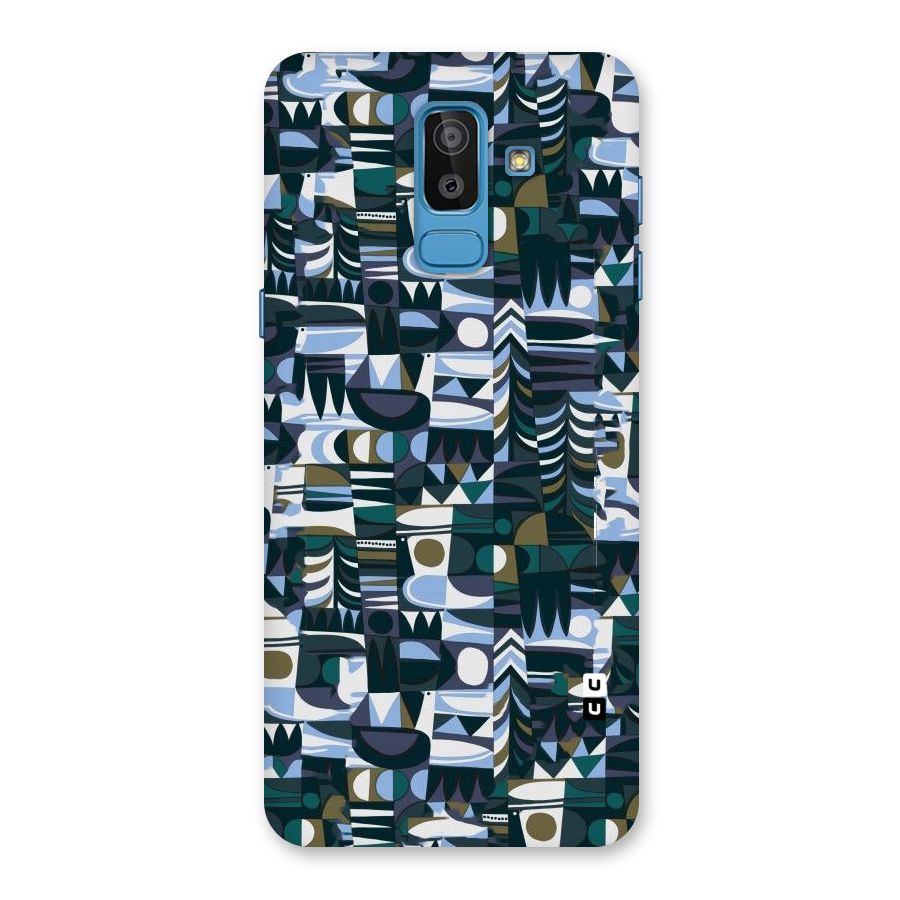 Abstract Blues Back Case for Galaxy On8 (2018)
