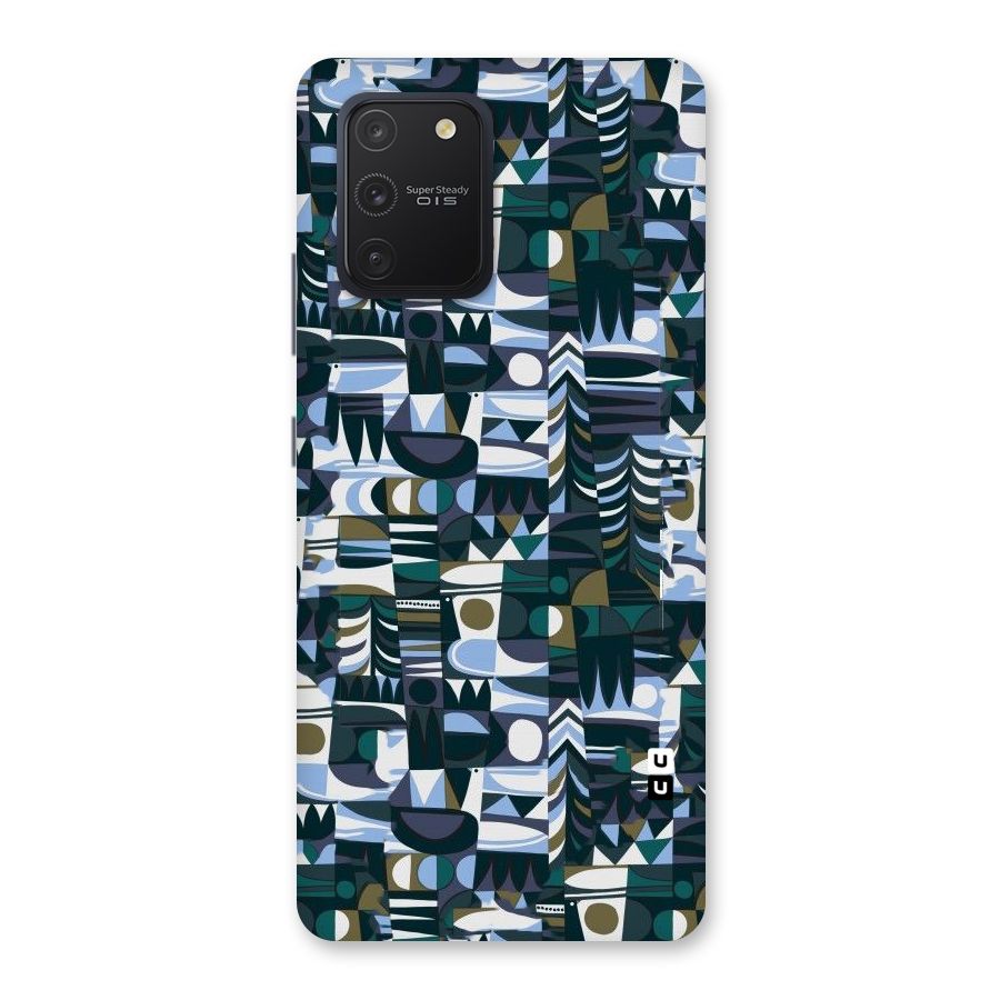 Abstract Blues Back Case for Galaxy S10 Lite