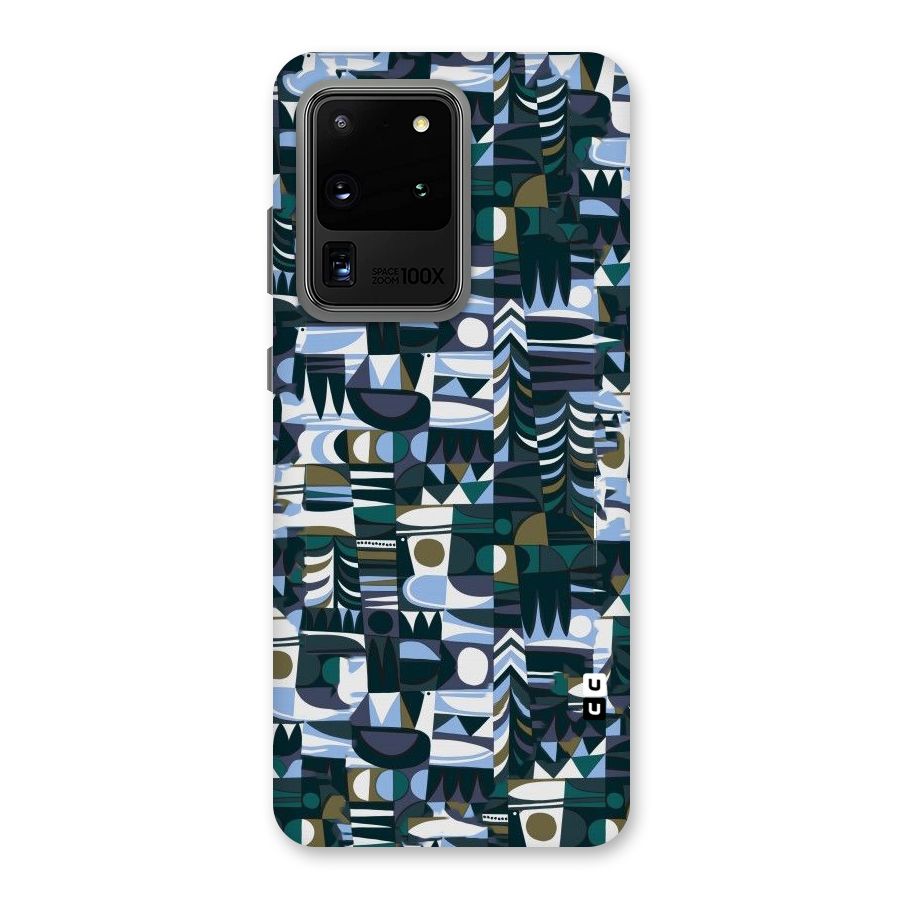Abstract Blues Back Case for Galaxy S20 Ultra