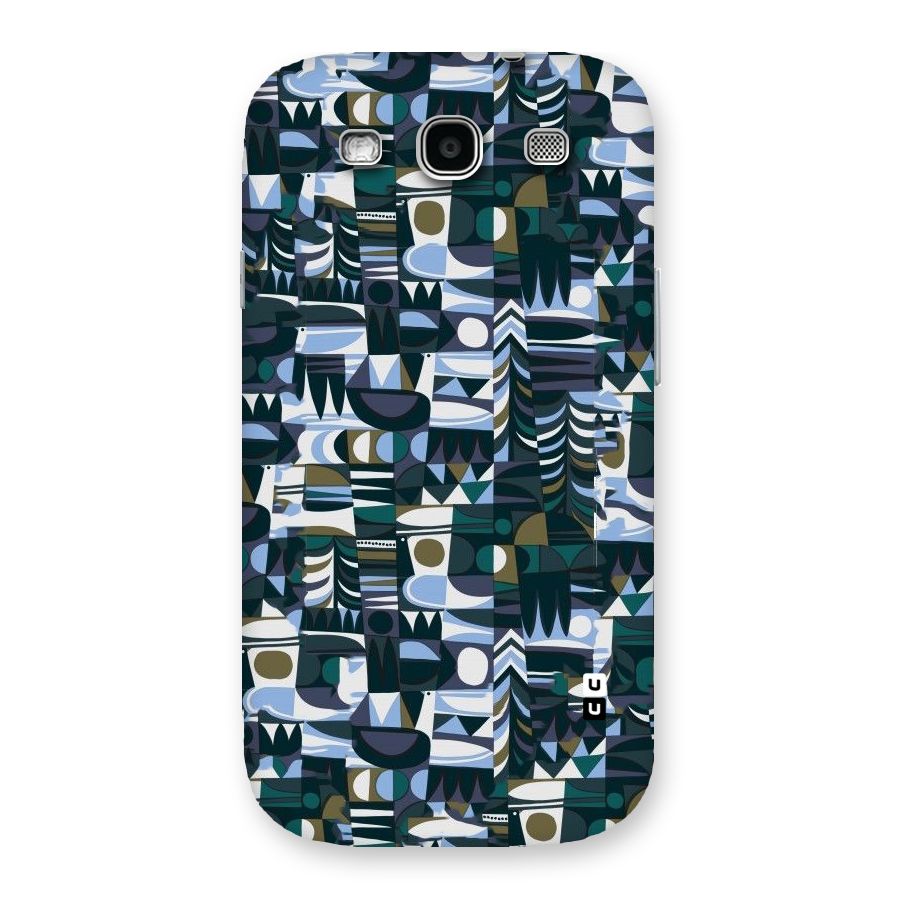 Abstract Blues Back Case for Galaxy S3