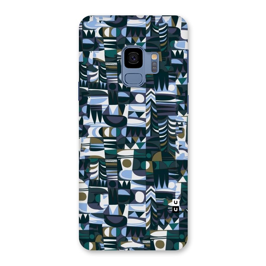 Abstract Blues Back Case for Galaxy S9