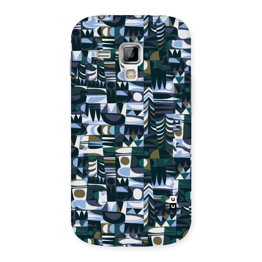 Abstract Blues Back Case for Galaxy S Duos