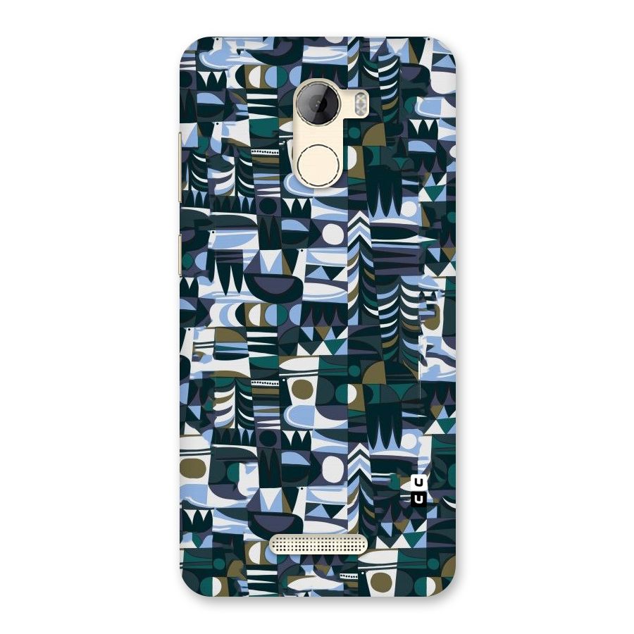 Abstract Blues Back Case for Gionee A1 LIte