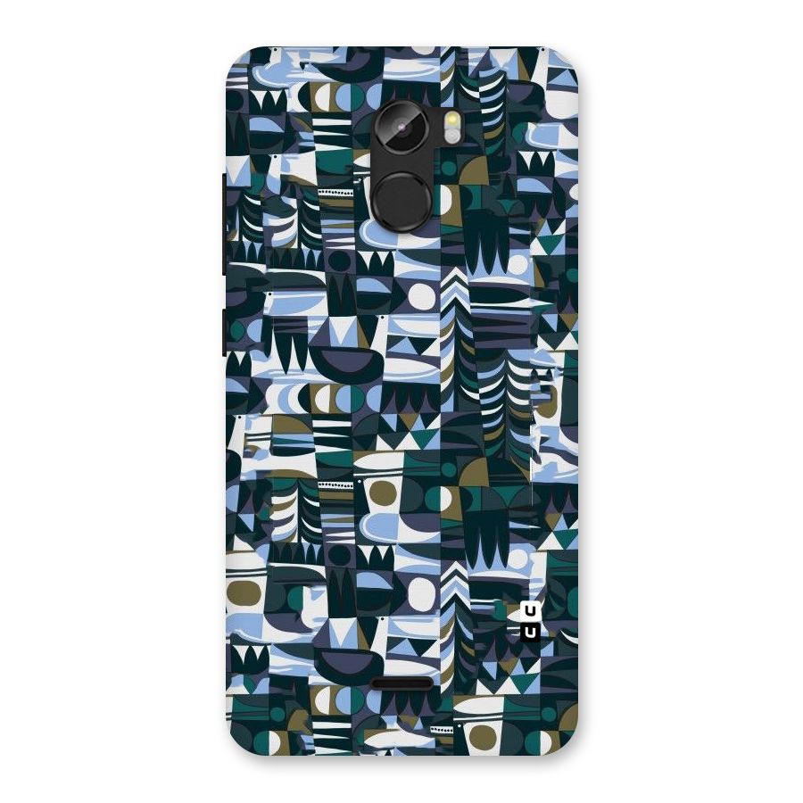 Abstract Blues Back Case for Gionee X1