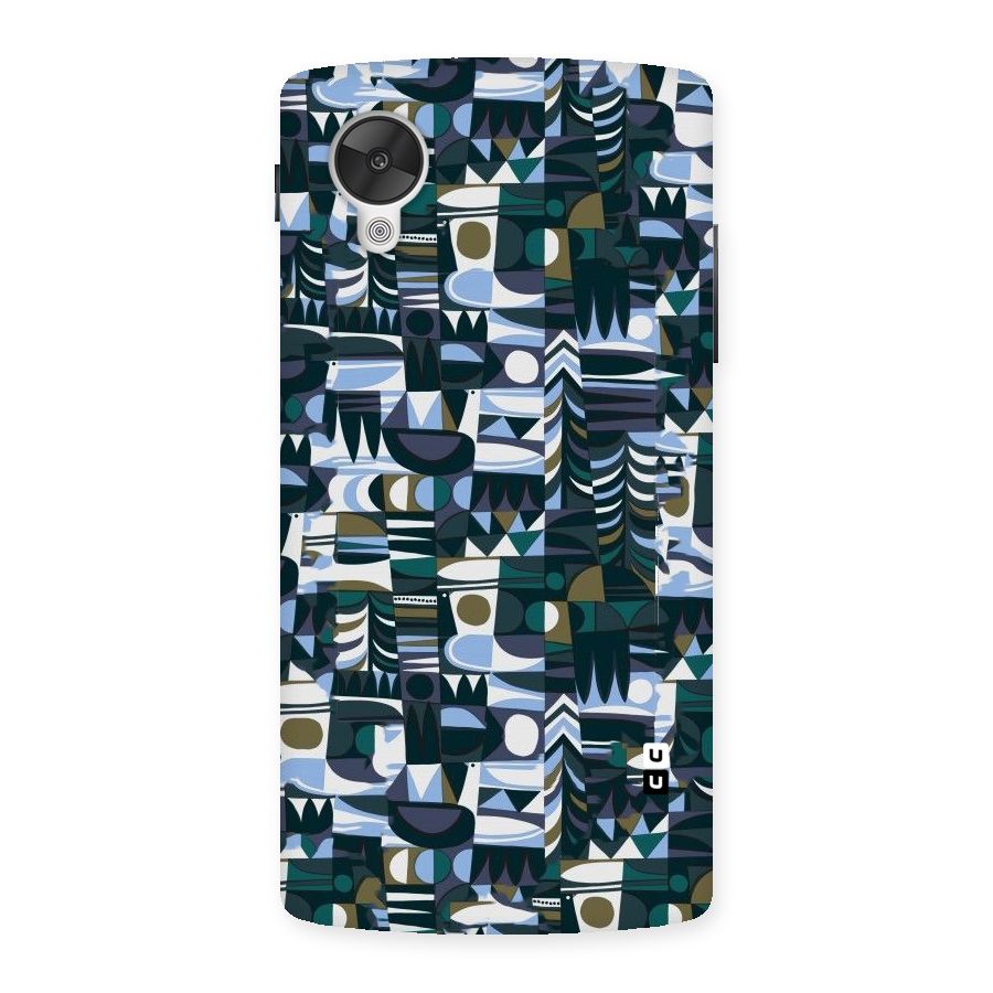 Abstract Blues Back Case for Google Nexsus 5