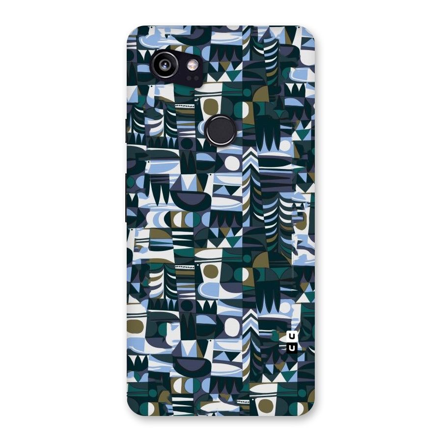 Abstract Blues Back Case for Google Pixel 2 XL