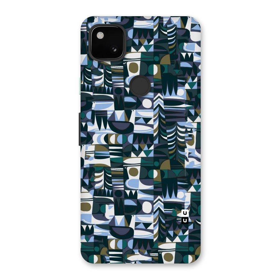 Abstract Blues Back Case for Google Pixel 4a