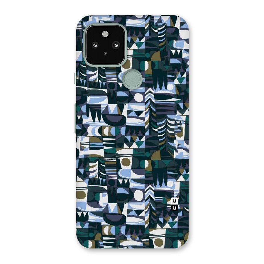 Abstract Blues Back Case for Google Pixel 5