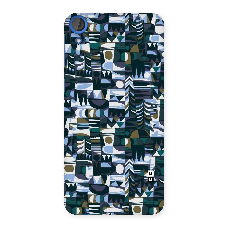 Abstract Blues Back Case for HTC Desire 820